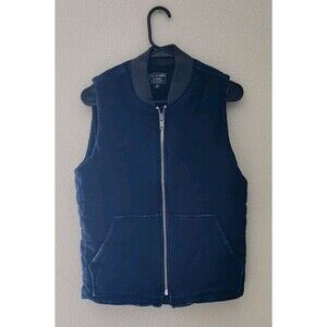 Ambercrombie & Fitch Heavyweight Blue Denim  Vest 100% Cotton  Womens XS